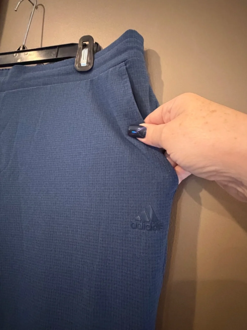 Adidas Men's Navy Dark Marine Blue Golf Heat.RDY, Jogger Pants, Size Large